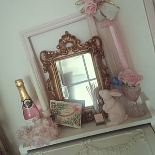 机/アロマディフューザー/うさぎ/アンティーク/クラシカル...などのインテリア実例 - 2014-07-28 08:34:22