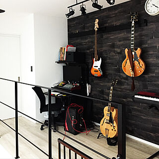 ギター壁掛けのインテリア実例 Roomclip ルームクリップ