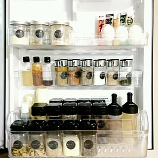 キッチン/冷蔵庫の中/ニトリ/ダイソー/セリア...などのインテリア実例 - 2017-12-23 21:52:40