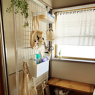 ワイヤーネットDIY/DIY/賃貸/築40年以上/グリーンのある暮らし...などのインテリア実例 - 2020-01-24 22:44:26
