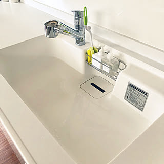 キッチン/無印良品/ホワイトインテリア/白いラグ/リノベーション...などのインテリア実例 - 2018-08-06 10:01:05