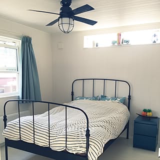 寝室 シーリングファンライトのインテリア実例 Roomclip ルームクリップ