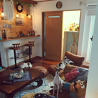 ハワイアン ホームバーのインテリア実例 Roomclip ルームクリップ