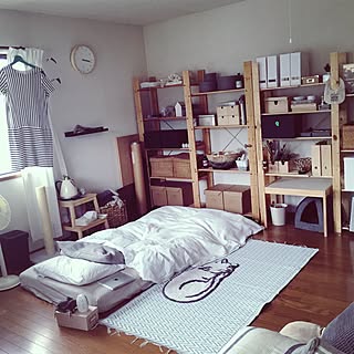 一人暮らし ふとん派のインテリア レイアウト実例 Roomclip ルームクリップ
