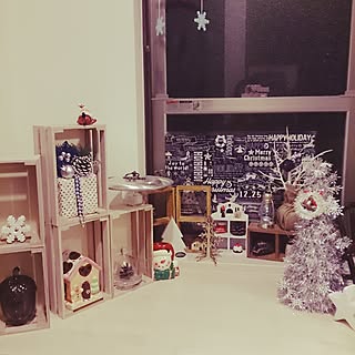 玄関/入り口/クリスマス/いいね!ありがとうございます♪/いいねと、フォローの押し逃げすみません!/100均...などのインテリア実例 - 2016-11-11 18:57:55