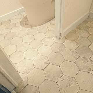 クッションフロア タイル調のインテリア実例 Roomclip ルームクリップ