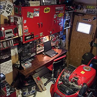 男の趣味部屋 男の秘密基地のインテリア実例 Roomclip ルームクリップ