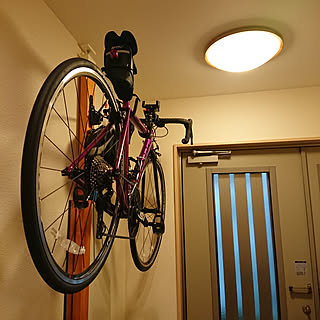 自転車 狭小住宅のインテリア レイアウト実例 Roomclip ルームクリップ