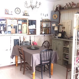 部屋全体/アンティーク/DIY/フレンチカントリー/フレンチ風...などのインテリア実例 - 2013-11-08 21:36:32