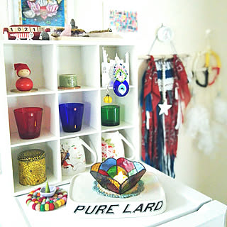 キッチン/一人暮らし/ステンドグラス/賃貸アパート/いつもいいねやコメありがとうございます♡...などのインテリア実例 - 2017-10-21 14:18:49