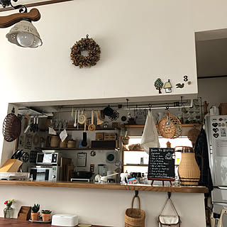 古いものが好き/古道具好き/古道具/カウンターキッチン/カフェ風インテリア...などのインテリア実例 - 2020-01-12 09:03:31