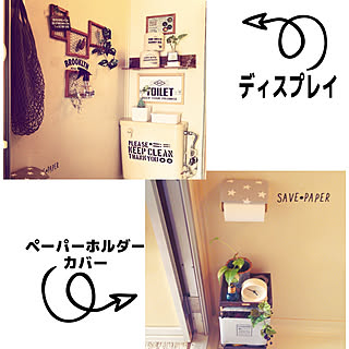 バス/トイレ/フェイクグリーン/DIY/ディスプレイ/トイレ用品...などのインテリア実例 - 2019-06-17 17:34:34