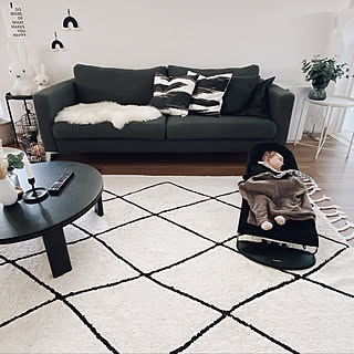 インテリアファブリック/モノトーン/北欧/マイホーム/赤ちゃんと暮らす...などのインテリア実例 - 2019-10-30 14:28:23