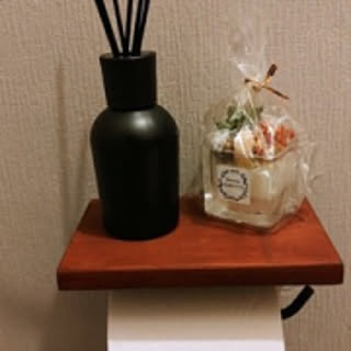 ブラックディフューザー/アロマ/リードディフューザー/ペーパーホルダー/アンティーク...などのインテリア実例 - 2020-02-10 16:37:55