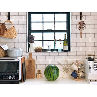 キッチン/カフェ風/エンラージ/リノベーション/リフォーム 中古...などのインテリア実例 - 2018-08-19 16:40:04