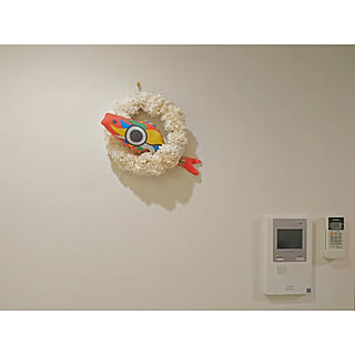 壁/天井/こどもの日/ひとり暮らし/岡本太郎/一人暮らし...などのインテリア実例 - 2018-04-14 23:47:35