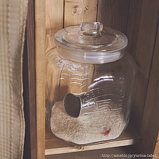 Diy 米びつのインテリア 手作りの実例 Roomclip ルームクリップ