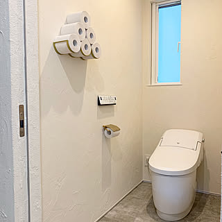 真鍮ペーパーホルダー/リクシルのトイレ/バス/トイレのインテリア実例 - 2019-08-24 17:45:24