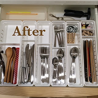 キッチン/パモウナ 食器棚/北欧ナチュラル/しろが好き/建売...などのインテリア実例 - 2017-07-25 12:39:05