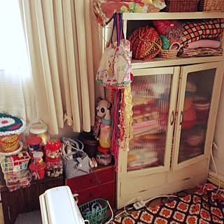 レトロ 手芸用品のインテリア実例 Roomclip ルームクリップ