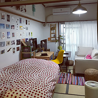 フライングタイガー/りんご箱/模様替え/UR賃貸/無印良品...などのインテリア実例 - 2018-01-15 22:41:40