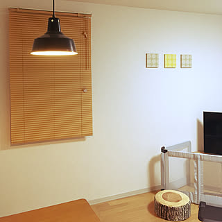 リビング/賃貸/unico ダイニングテーブル/ファブリックパネル/ニトリ...などのインテリア実例 - 2019-01-25 22:44:33