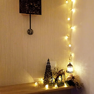 壁/天井/クリスマス/イルミネーションランプ/LEDランタン/イルミネーションライト...などのインテリア実例 - 2019-11-20 17:10:46