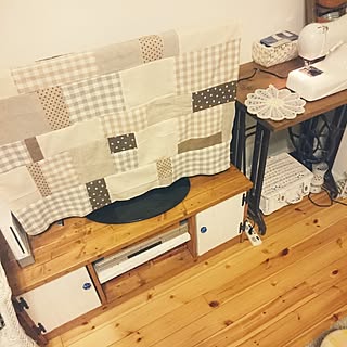 テレビカバー手作りのインテリア実例 Roomclip ルームクリップ