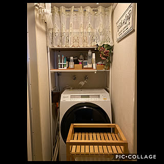 カフェカーテン ランドリーラックのインテリア実例 Roomclip ルームクリップ