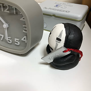 机/お守り/娘の部屋/ダイソーの時計/グレー化計画...などのインテリア実例 - 2018-04-19 23:13:45