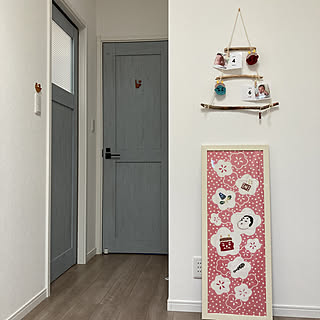 ダイソー ドアプレートのインテリア実例 Roomclip ルームクリップ