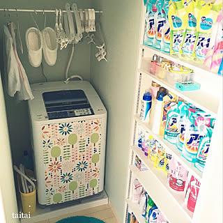 2階洗濯洗面脱衣室/モニター応募投稿/北欧/注文住宅/100均アイテム...などのインテリア実例 - 2020-01-14 22:25:48
