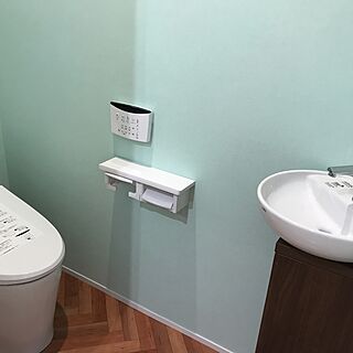 壁紙 トイレ床のインテリア実例 Roomclip ルームクリップ
