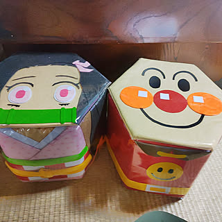 ハンドメイド 牛乳パック椅子のおしゃれなアレンジ 飾り方のインテリア実例 Roomclip ルームクリップ