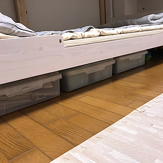 ダイソー ベッド下収納のインテリア実例 Roomclip ルームクリップ