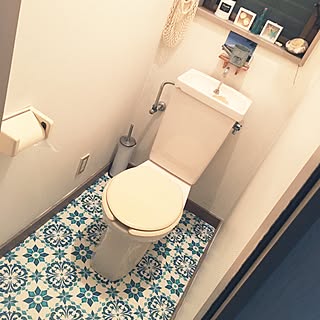 モロッコタイル柄クッションフロアのインテリア実例 Roomclip ルームクリップ