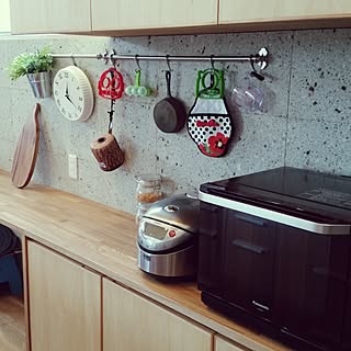 大谷石/IKEA/アイランドキッチン/キッチンのインテリア実例 - 2017-02-22 12:23:09