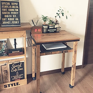 机/サインボードDIY/パソコンデスクDIY/男前化計画/いつもいいね!ありがとうございます♪...などのインテリア実例 - 2017-08-16 17:45:46