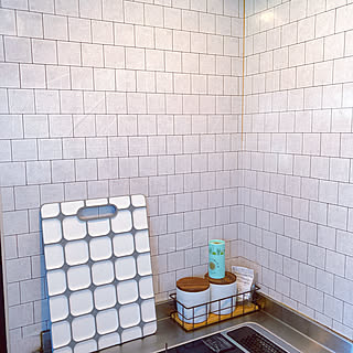 コンロ周り汚れ防止シートのインテリア実例 Roomclip ルームクリップ