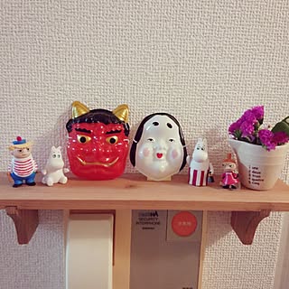 棚/自立支援策/mamiさんありがとう!/お花のある暮らし/NO MOOMIN NO LIFE♪...などのインテリア実例 - 2015-01-28 22:39:28