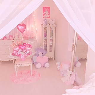 プリンセス部屋のインテリア実例 Roomclip ルームクリップ