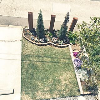 芝生 花壇ｄｉｙのインテリア 手作りの実例 Roomclip ルームクリップ