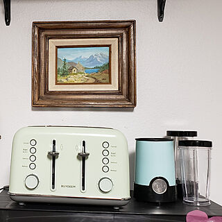 キッチン/Toaster/painting /smoothie/ARTのインテリア実例 - 2021-07-04 14:10:51