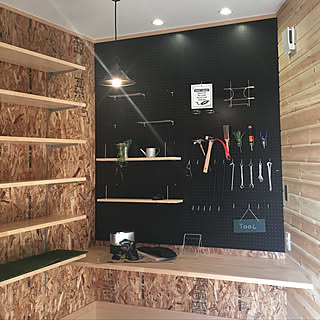 男前 Osbボードのおしゃれなインテリア 部屋 家具の実例 Roomclip ルームクリップ