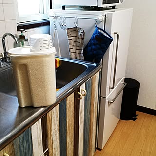 キッチン/賃貸/無印良品/セリア/ダイソー...などのインテリア実例 - 2017-06-02 17:39:29