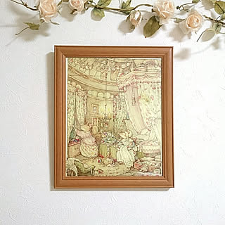 額縁/のばらの村のものがたり/額絵/物語のある暮らし/のばらの村のものがたりに憧れて...などのインテリア実例 - 2018-10-30 22:17:12