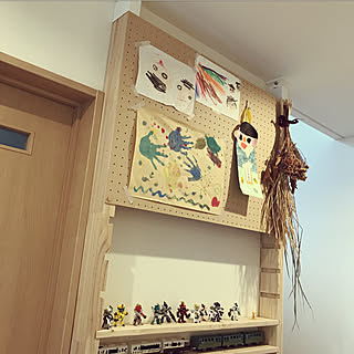 子供作品コーナーのインテリア実例 Roomclip ルームクリップ
