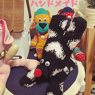 ハンドメイド ソックスウサギのインテリア実例 Roomclip ルームクリップ