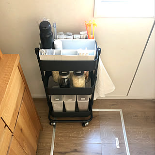 キッチン/無印良品/キッチンワゴン/保存容器/シンプルが好き...などのインテリア実例 - 2020-01-18 20:30:52