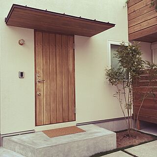 スウェーデン木製断熱玄関ドアのインテリア実例 Roomclip ルームクリップ